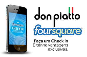 Faça um check in no Foursquase e tenha vantagens exclusivas