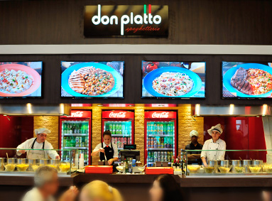 Foto do Don Piatto do Shopping Crystal